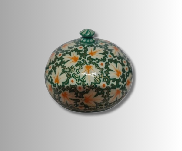 PAPIER MACHIE POWDER BOX